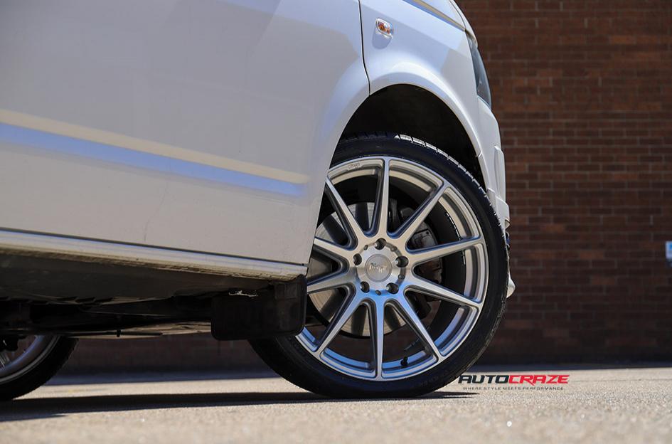VOLKSWAGEN TRANSPORTER ESSEN SILVER MACHINED FACE